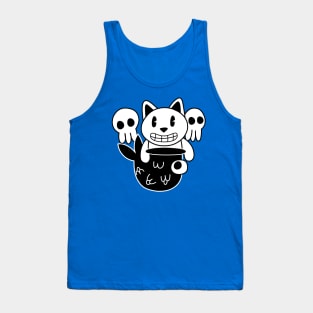 Pirate Cat Mermaid Tank Top